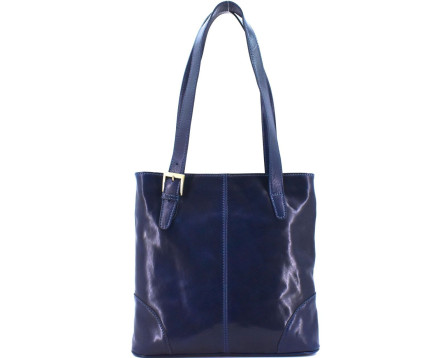Dámská kožená kabelka Arteddy - tmavě modrá