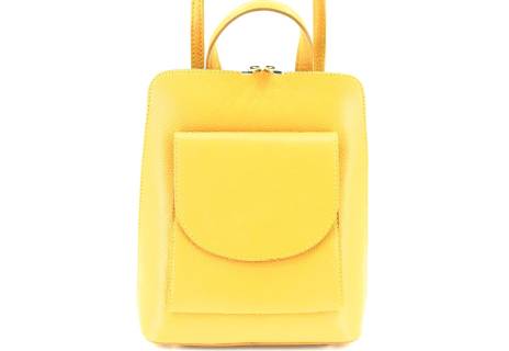 Dámský / dívčí kožený batoh a kabelka v jednom / Arteddy