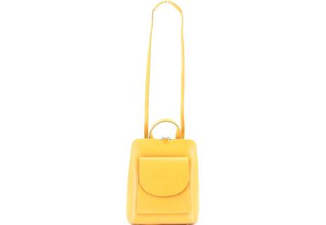 Dámský / dívčí kožený batoh a kabelka v jednom / Arteddy