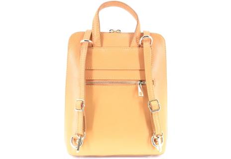 Dámský / dívčí kožený batoh a kabelka v jednom / Arteddy