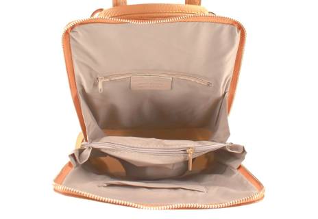 Dámský / dívčí kožený batoh a kabelka v jednom / Arteddy