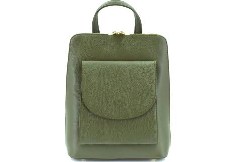 Dámský / dívčí kožený batoh a kabelka v jednom / Arteddy