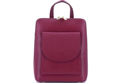 Dámský / dívčí kožený batoh a kabelka v jednom / Arteddy