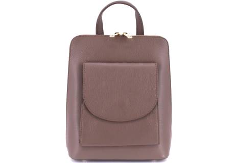 Dámský / dívčí kožený batoh a kabelka v jednom / Arteddy