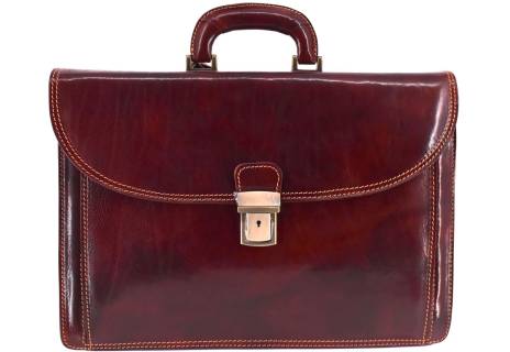 Kožená aktovka Arteddy - 2 komorová