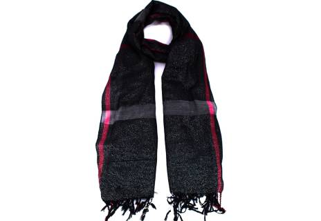 Moderní dámský šátek - černá