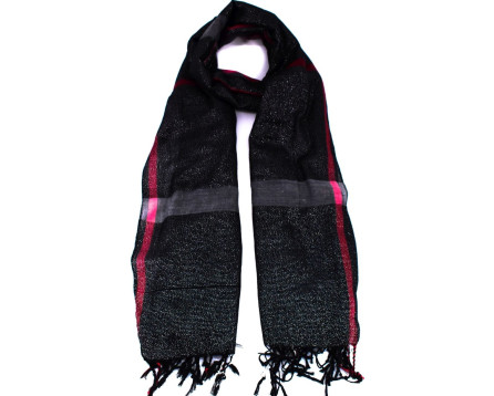 Moderní dámský šátek - černá