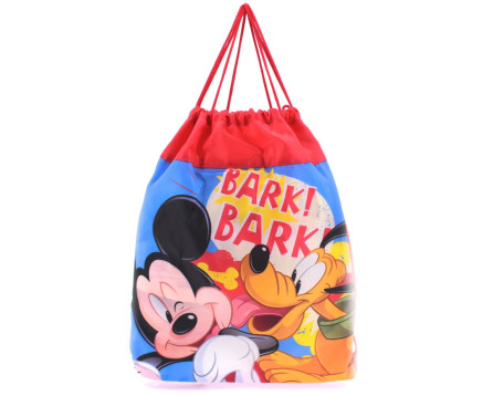 Vak na přezůvky Disney Mickey & Pluto - červená