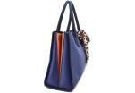 Moderní dámská kabelka - tmavě modrá
