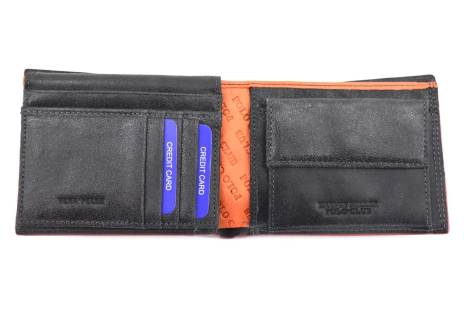 Pánská kožená peněženka z pravé kůže Harvey Miller - antracit