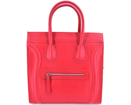 Luxusní dámská kožená kabelka Shopper