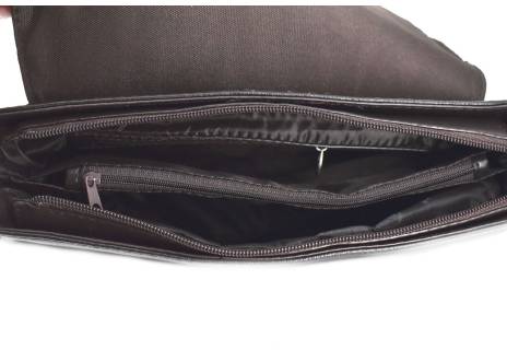 Taška přes rameno - tmavě hnědá