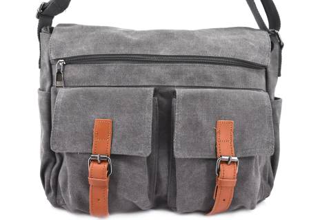 Taška přes rameno - šedá