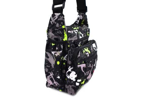 Taška přes rameno AUKING - černá