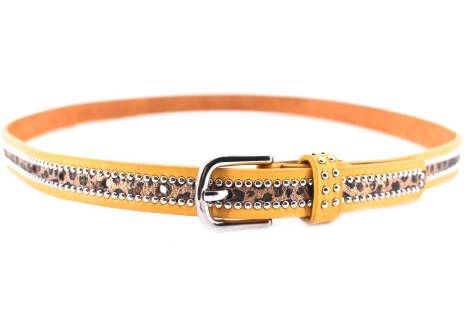 Dámský/dívčí opasek Arteddy - hořčicová/85