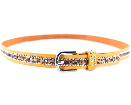 Dámský/dívčí opasek Arteddy - hořčicová/85