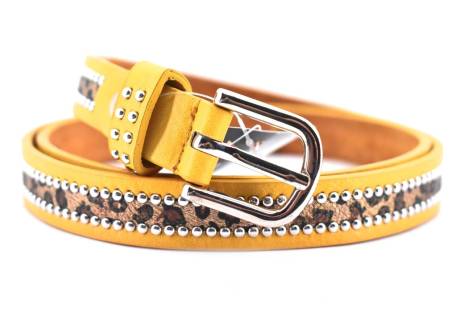 Dámský/dívčí opasek Arteddy - hořčicová/85