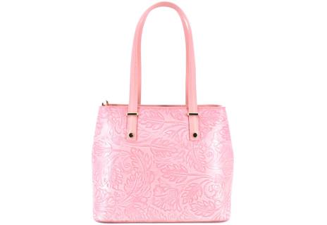 Dámská kožená kabelka s květovaným vzorem  Arteddy