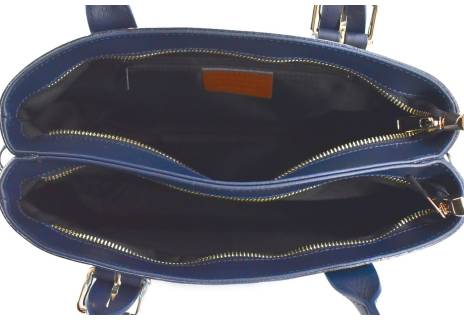 Dámská kožená kabelka s květovaným vzorem Arteddy