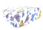 Dámská kožená kabelka s motýlím vzorem Arteddy - bílá