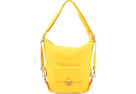 Kožená kabelka a batoh v jednom Arteddy