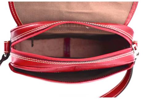 Dámská kožená kabelka crossbody Arteddy