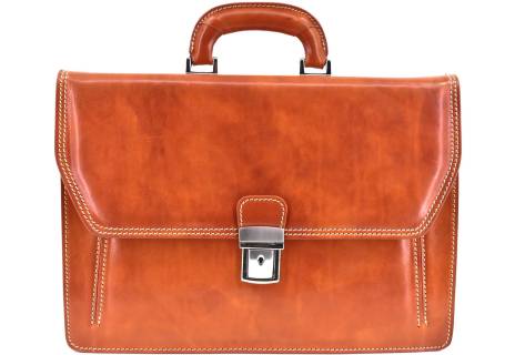 Kožená aktovka Arteddy - 2 komorová