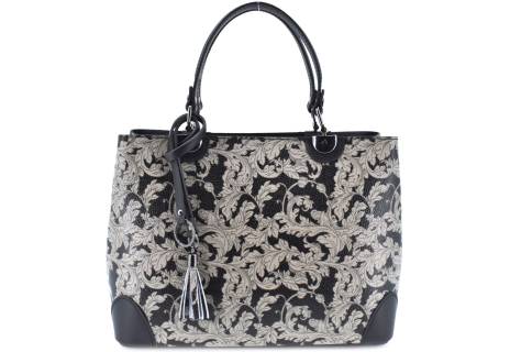 Dámská kožená kabelka s barevným vzorem Arteddy