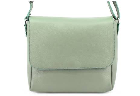 Dámská kožená kabelka crossbody s klopnou Arteddy