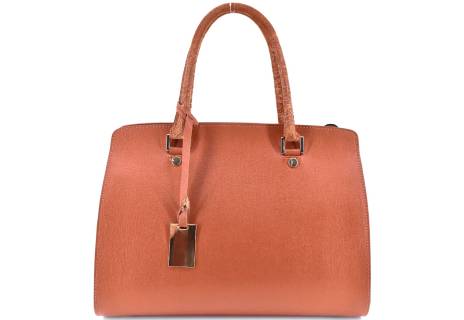 Luxusní dámská kožená kabelka Shopper