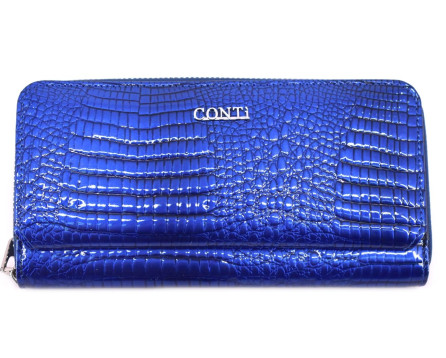Dámská kožená peněženka Conti - tmavě modrá