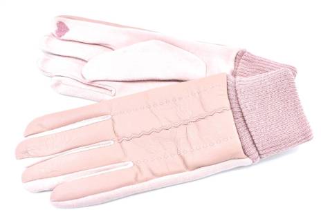 Dámské zateplené kožené rukavice Arteddy