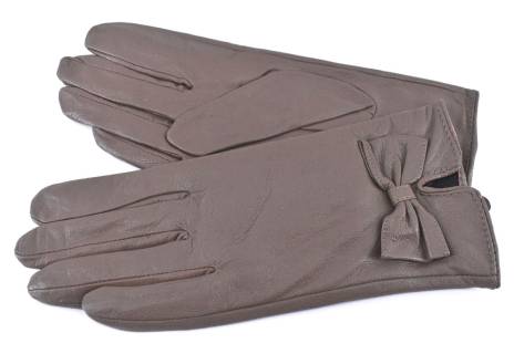 Dámské kožené zateplené rukavice Arteddy