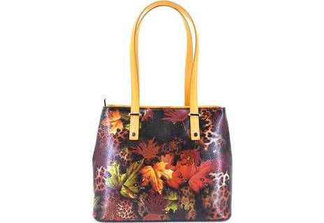 Kožená kabelka Arteddy - černá