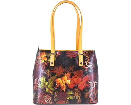 Kožená kabelka Arteddy - černá