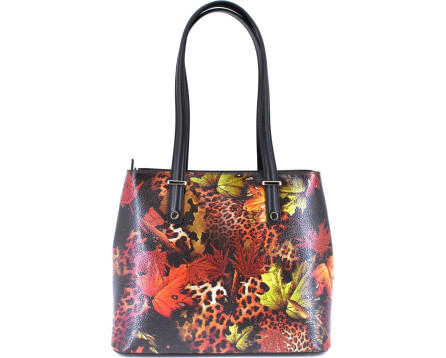 Kožená kabelka Arteddy - černá