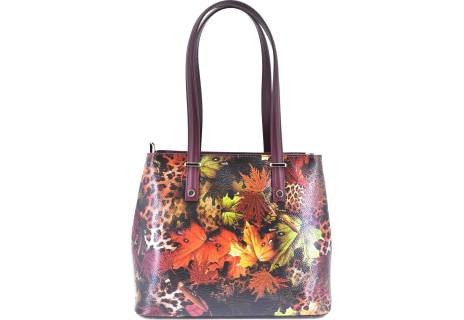 Kožená kabelka Arteddy - černá