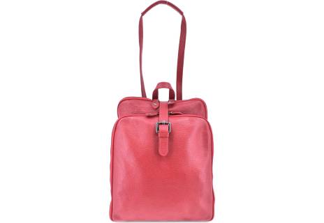 Dámský / dívčí kožený batoh a kabelka v jednom / Arteddy