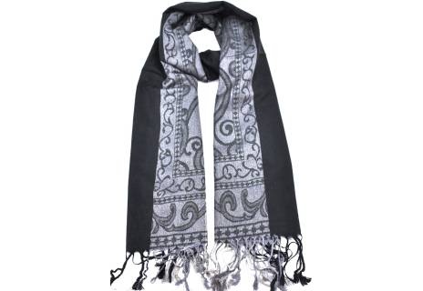 Modení dámská vzorovaná šála