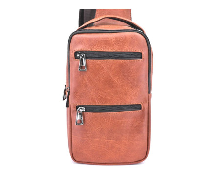 Taška přes rameno - světle hnědá