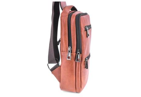 Taška přes rameno - světle hnědá