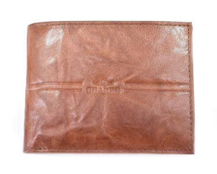 Pánská kožená peněženka Charro - koňak