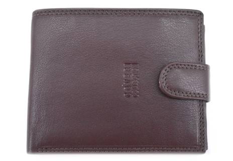 Pánská kožená peněženka Coveri - tmavě hnědá