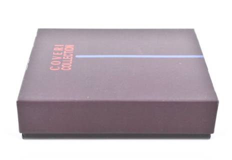 Pánská kožená peněženka Coveri - tmavě hnědá