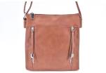 Dámská kabelka crossbody - hnědá