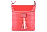 Dámská kabelka crossbody - červená
