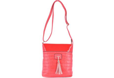 Dámská kabelka crossbody - červená