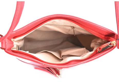 Dámská kabelka crossbody - červená