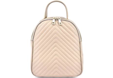 Dámský/dívčí kožený prošívaný batoh Arteddy