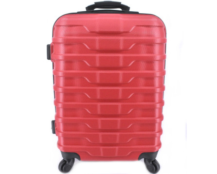 Cestovní kufr skořepinový - (L) 90l - červená